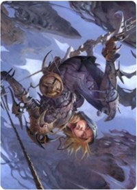 Blackbloom Rogue Art Card [Zendikar Rising Art Series] | Webway Games