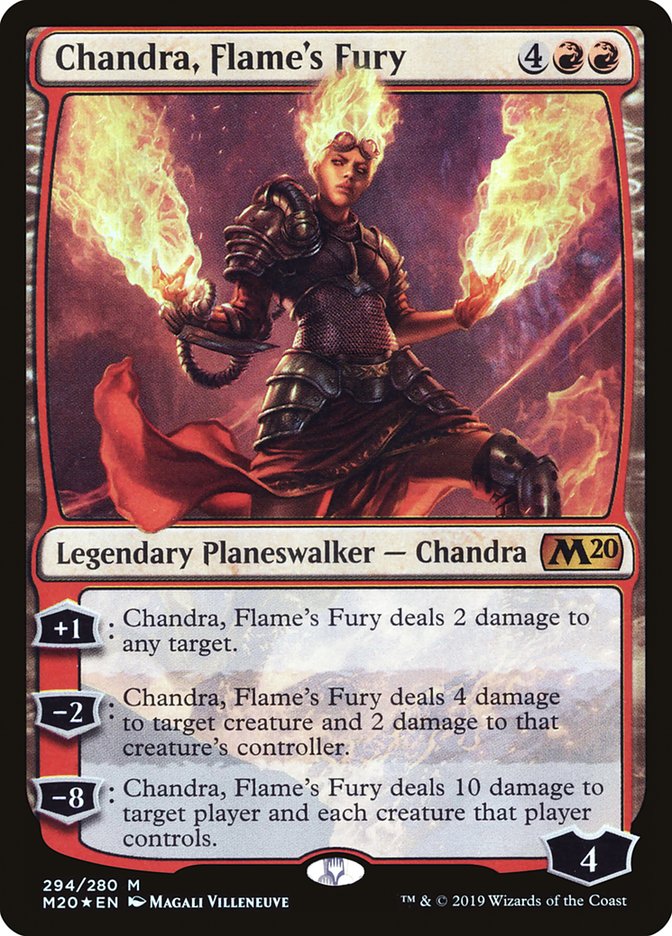 Chandra, Flame's Fury [Core Set 2020] | Webway Games