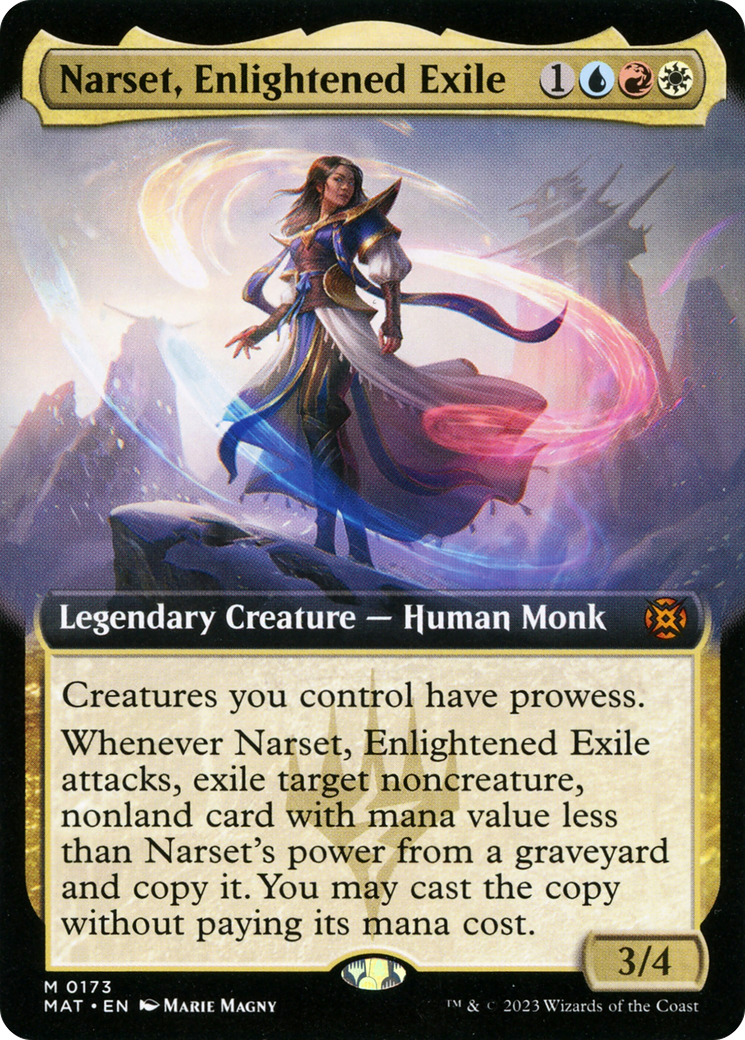 Narset, Enlightened Exile (Extended Art) [March of the Machine: The Aftermath] | Webway Games