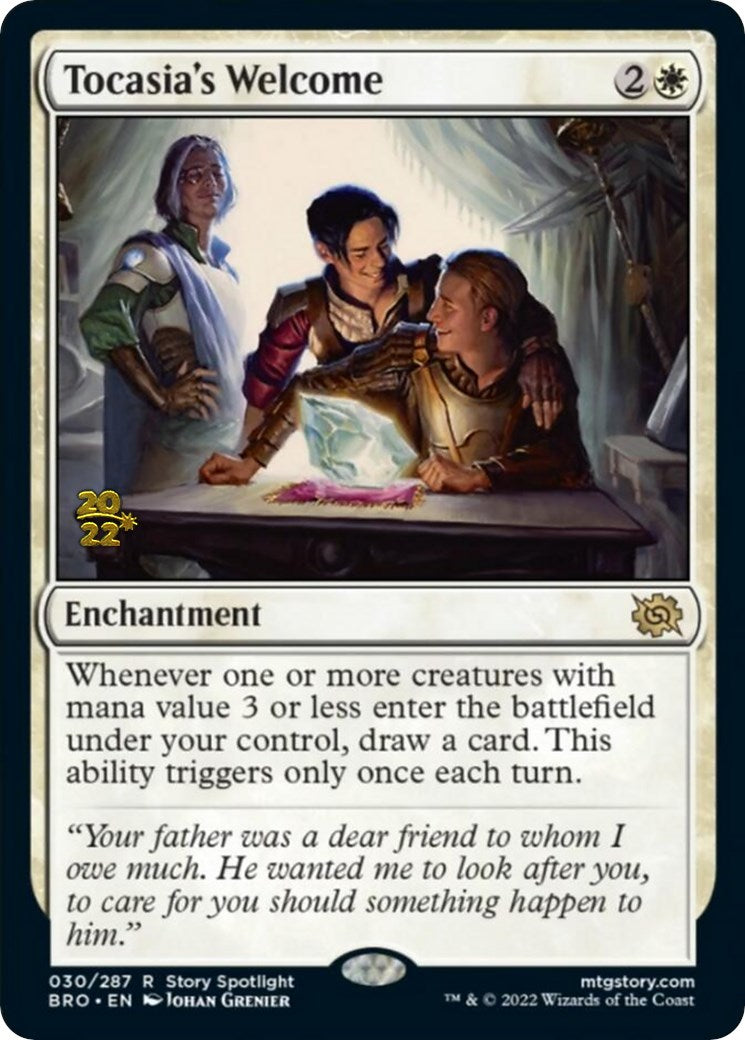 Tocasia's Welcome [The Brothers' War: Prerelease Promos] | Webway Games