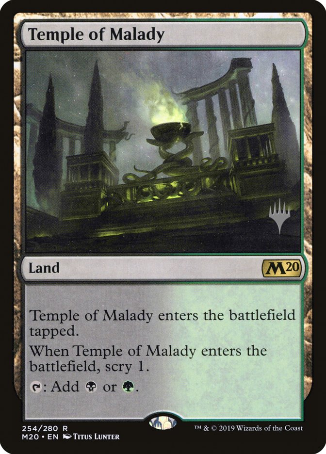 Temple of Malady (Promo Pack) [Core Set 2020 Promos] | Webway Games