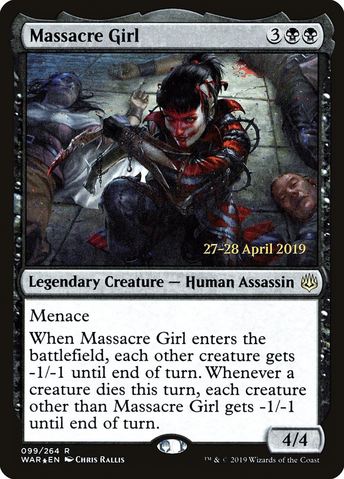 Massacre Girl  [War of the Spark Prerelease Promos] | Webway Games