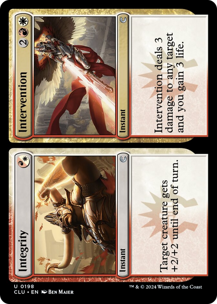 Integrity // Intervention [Ravnica: Clue Edition] | Webway Games