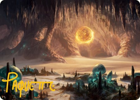 Plains (265) Art Card (Gold-Stamped Signature) [Dungeons & Dragons: Adventures in the Forgotten Realms Art Series] | Webway Games