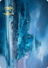 Port of Karfell Art Card (Gold-Stamped Signature) [Kaldheim: Art Series] | Webway Games