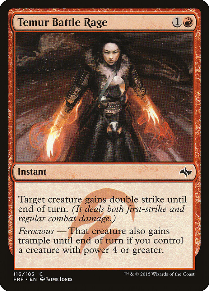 Temur Battle Rage [Fate Reforged] | Webway Games