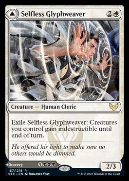 Selfless Glyphweaver // Deadly Vanity [Strixhaven: School of Mages] | Webway Games