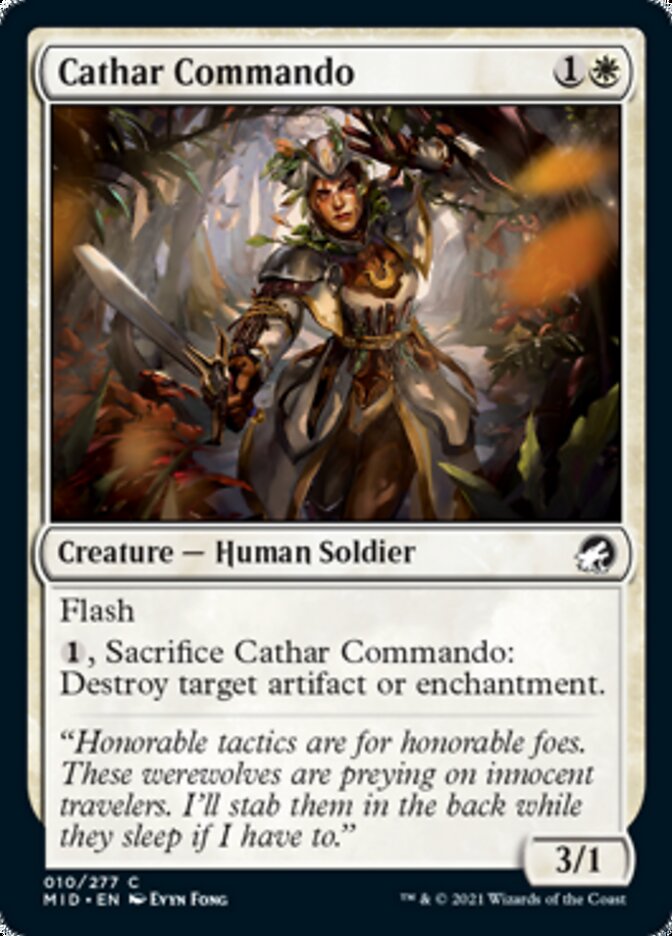 Cathar Commando [Innistrad: Midnight Hunt] | Webway Games