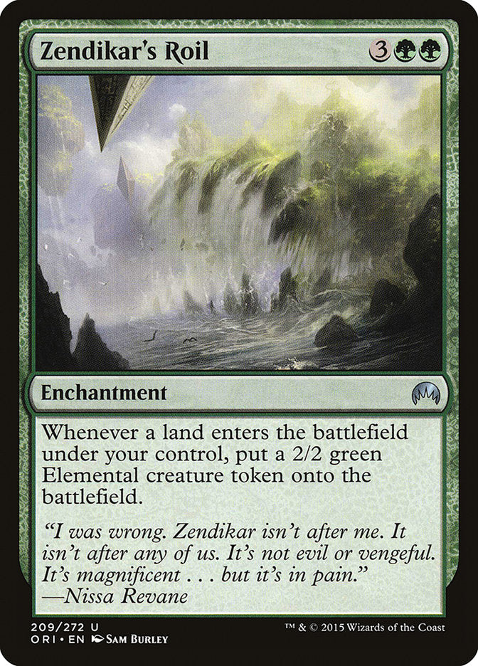 Zendikar's Roil [Magic Origins] | Webway Games