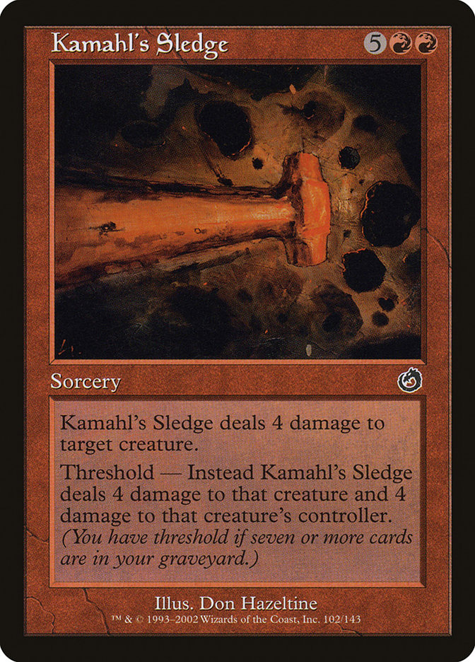 Kamahl's Sledge [Torment] | Webway Games