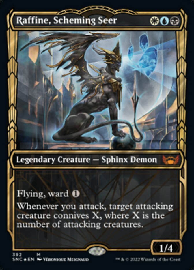 Raffine, Scheming Seer (Showcase Golden Age Gilded Foil) [Streets of New Capenna] | Webway Games