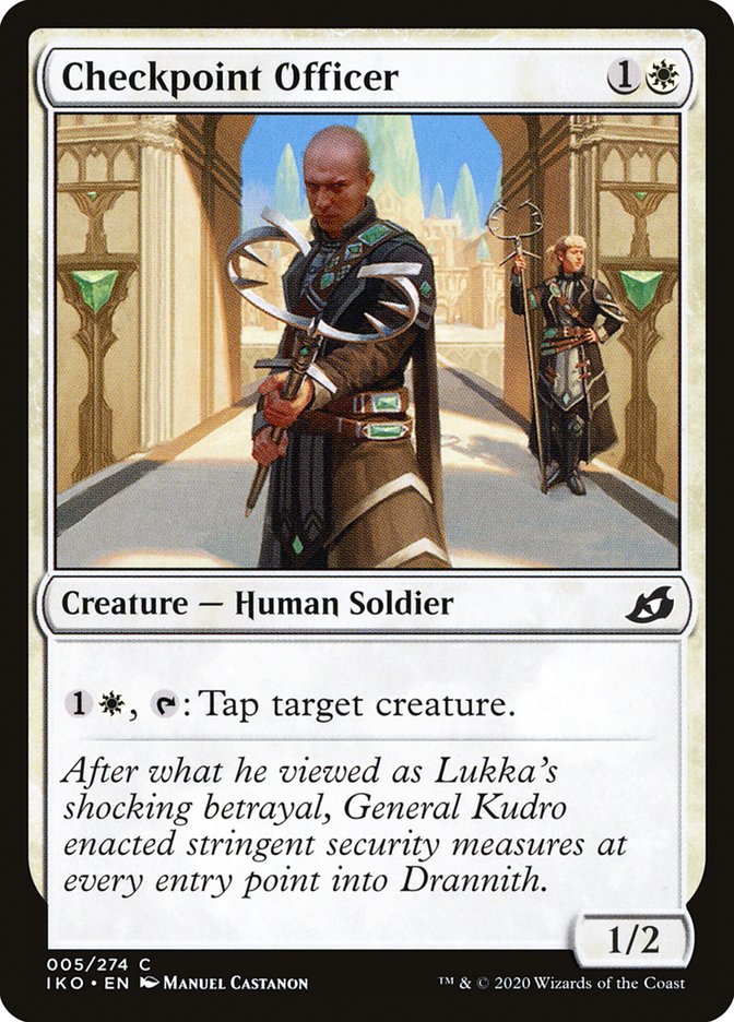 Checkpoint Officer [Ikoria: Lair of Behemoths] | Webway Games