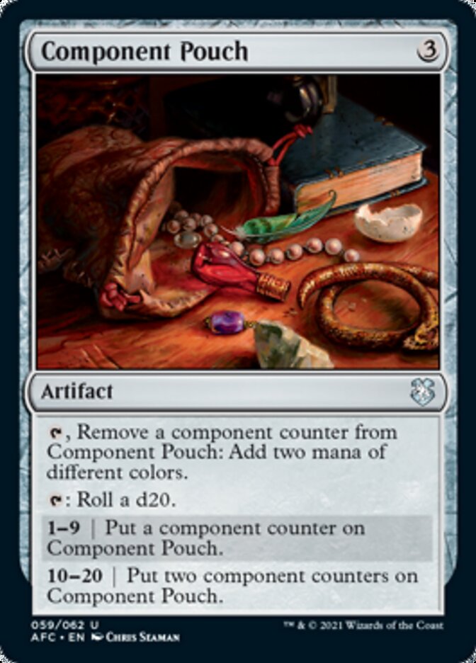 Component Pouch [Dungeons & Dragons: Adventures in the Forgotten Realms Commander] | Webway Games