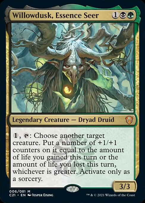 Willowdusk, Essence Seer [Commander 2021] | Webway Games