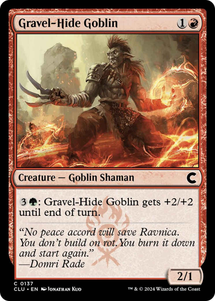 Gravel-Hide Goblin [Ravnica: Clue Edition] | Webway Games