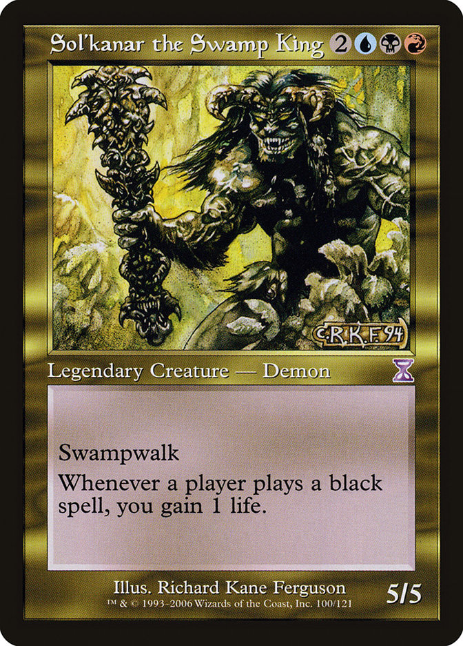 Sol'kanar the Swamp King [Time Spiral Timeshifted] | Webway Games