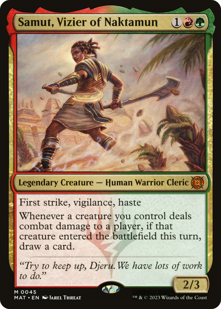 Samut, Vizier of Naktamun [March of the Machine: The Aftermath] | Webway Games