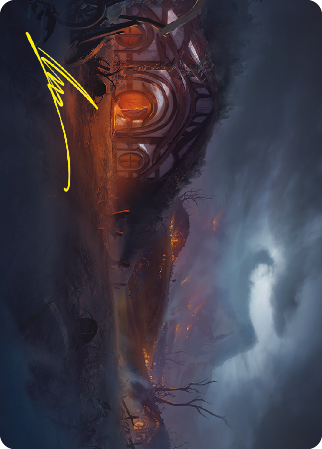 Field of Ruin Art Card (Gold-Stamped Signature) [The Lord of the Rings: Tales of Middle-earth Art Series] | Webway Games