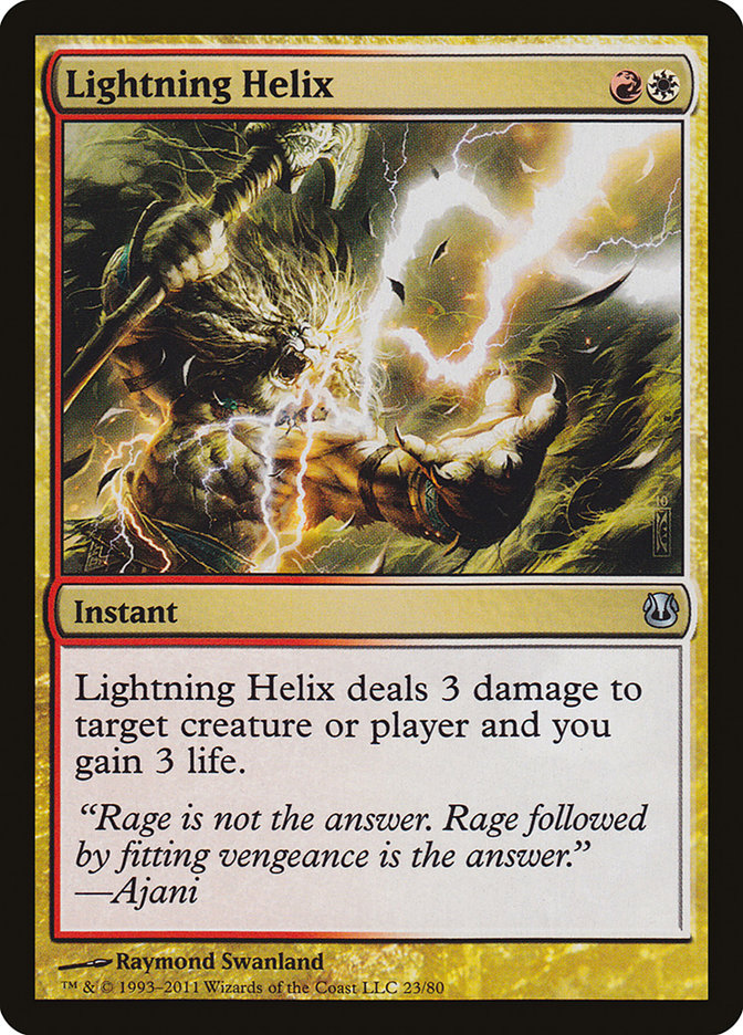 Lightning Helix [Duel Decks: Ajani vs. Nicol Bolas] | Webway Games