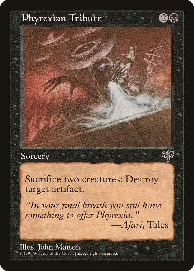 Phyrexian Tribute [Mirage] | Webway Games