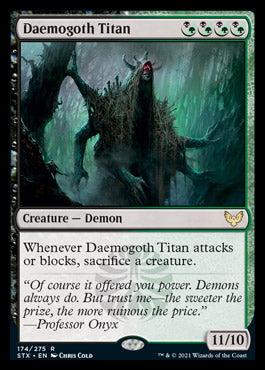Daemogoth Titan [Strixhaven: School of Mages] | Webway Games
