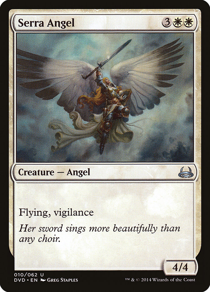 Serra Angel (Divine vs. Demonic) [Duel Decks Anthology] | Webway Games