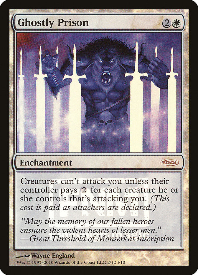 Ghostly Prison [Friday Night Magic 2010] | Webway Games