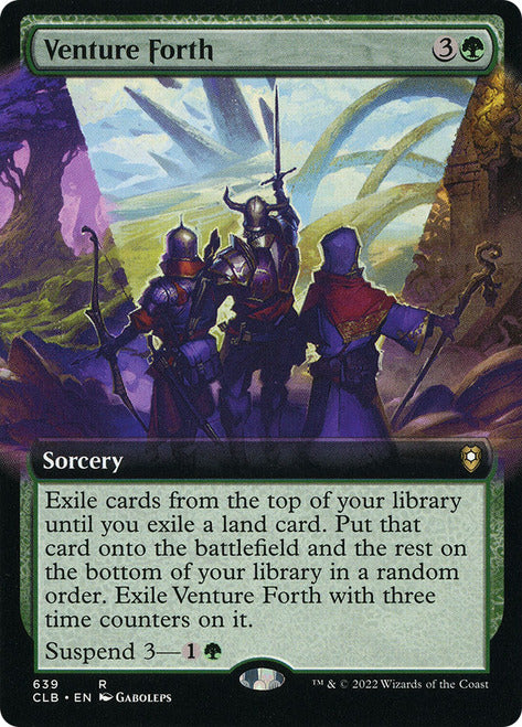 Venture Forth (Extended Art) [Commander Legends: Battle for Baldur's Gate] | Webway Games