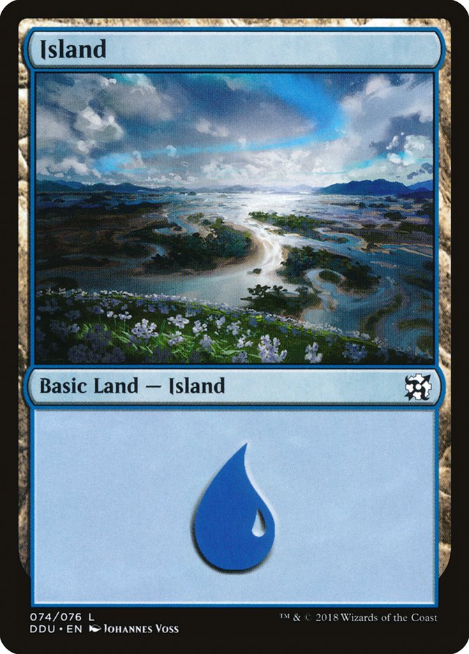 Island (#74) [Duel Decks: Elves vs. Inventors] | Webway Games