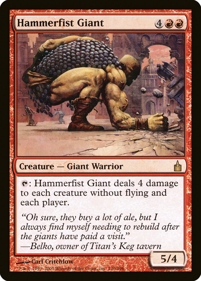 Hammerfist Giant [Ravnica: City of Guilds] | Webway Games
