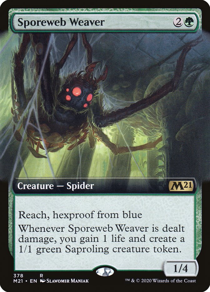 Sporeweb Weaver (Extended Art) [Core Set 2021] | Webway Games