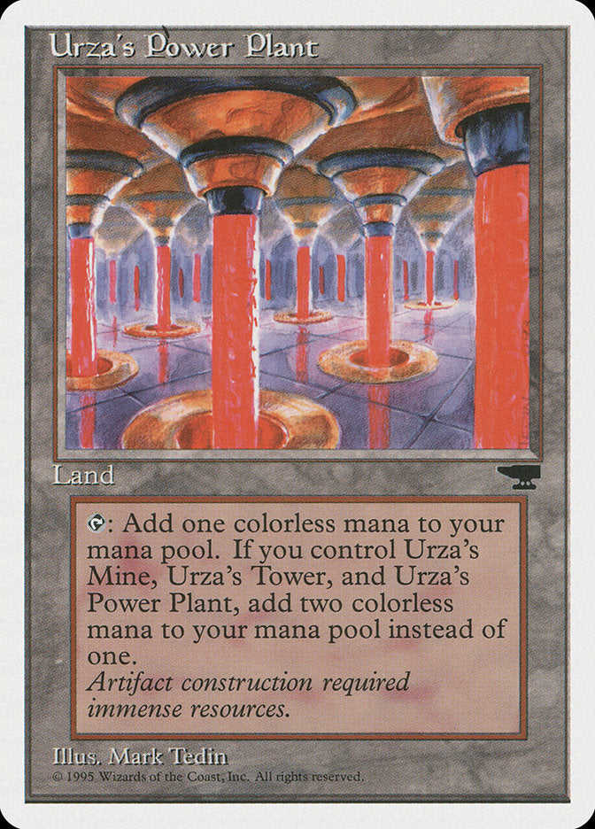 Urza's Power Plant (Red Columns) [Chronicles] | Webway Games