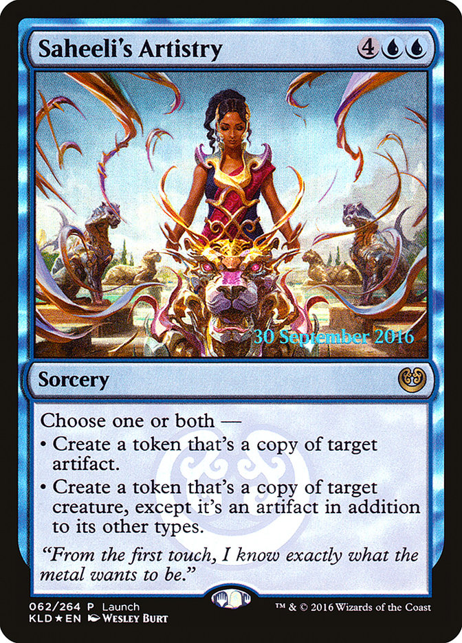 Saheeli's Artistry (Launch) [Kaladesh Promos] | Webway Games