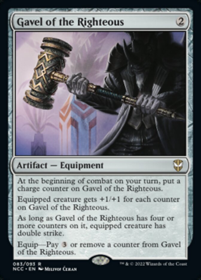 Gavel of the Righteous [Streets of New Capenna Commander] | Webway Games