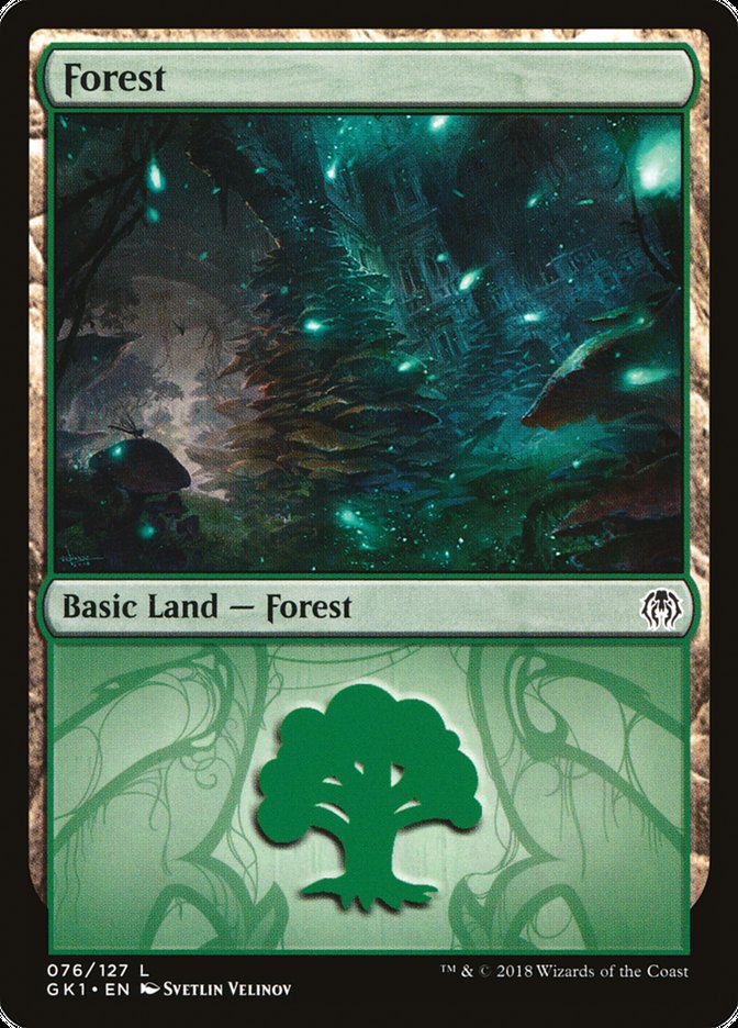 Forest (#76) [Guilds of Ravnica Guild Kit] | Webway Games