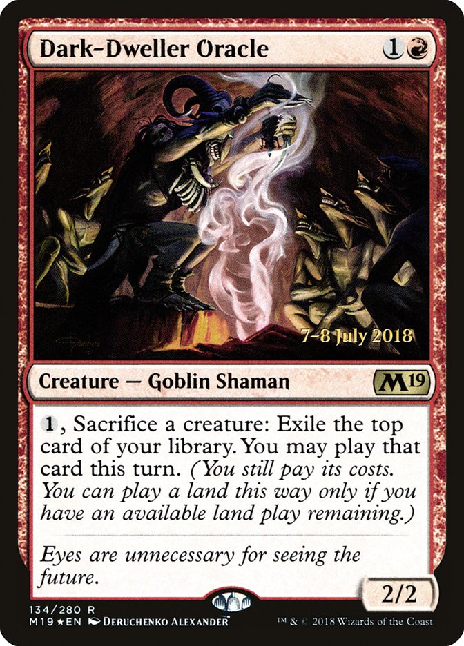 Dark-Dweller Oracle  (Prerelease) [Core Set 2019 Prerelease Promos] | Webway Games