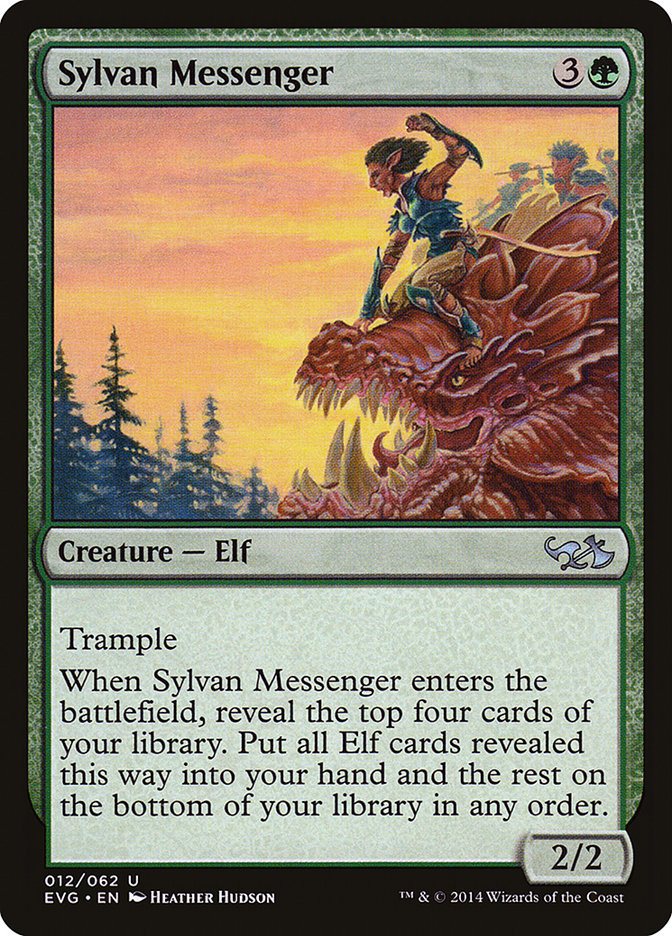 Sylvan Messenger (Elves vs. Goblins) [Duel Decks Anthology] | Webway Games