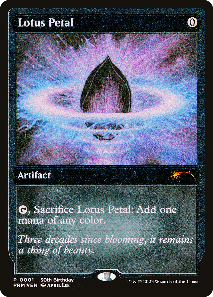 Lotus Petal (Foil Etched) [30th Anniversary Promos] | Webway Games