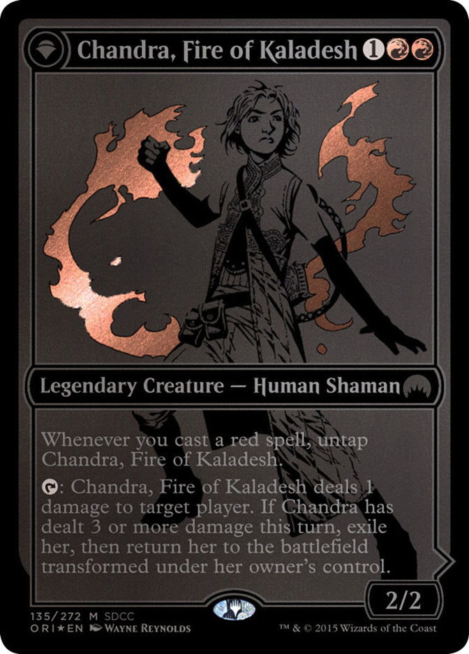 Chandra, Fire of Kaladesh // Chandra, Roaring Flame [San Diego Comic-Con 2015] | Webway Games