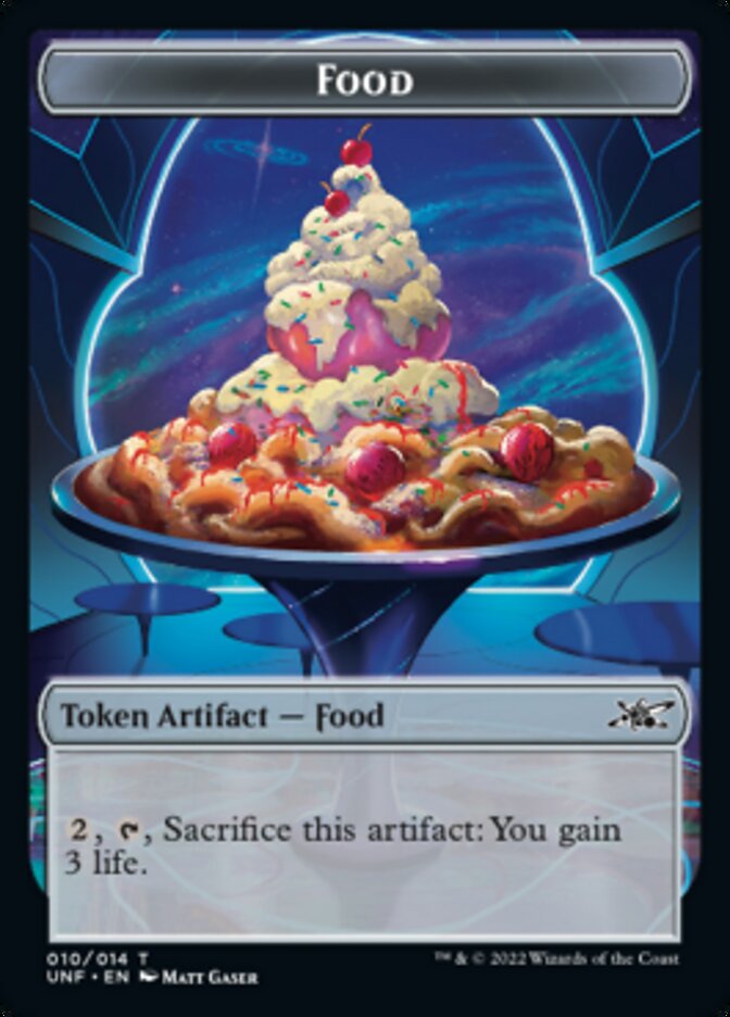 Food (010) Token [Unfinity Tokens] | Webway Games