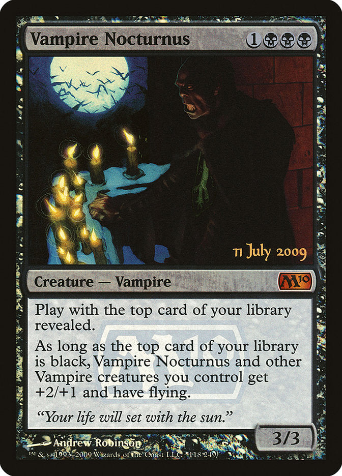 Vampire Nocturnus  (Prerelease) [Magic 2010 Prerelease Promos] | Webway Games