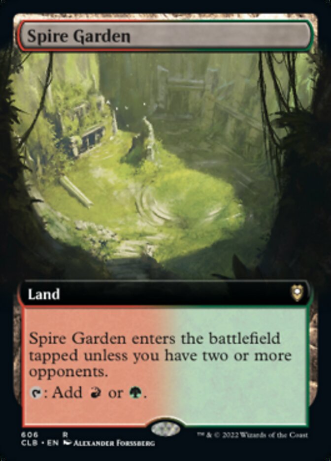 Spire Garden (Extended Art) [Commander Legends: Battle for Baldur's Gate] | Webway Games