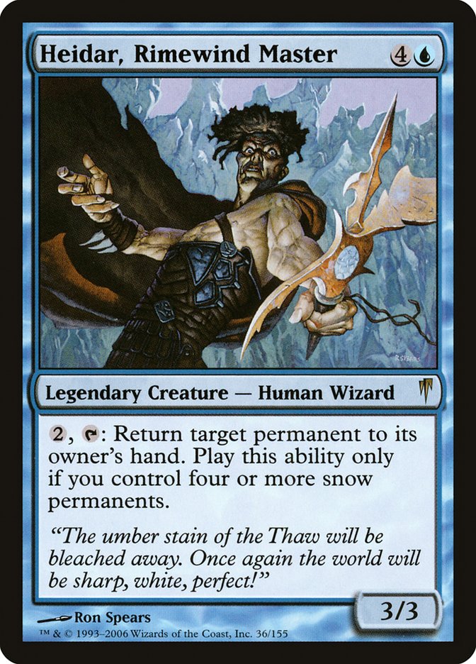 Heidar, Rimewind Master [Coldsnap] | Webway Games
