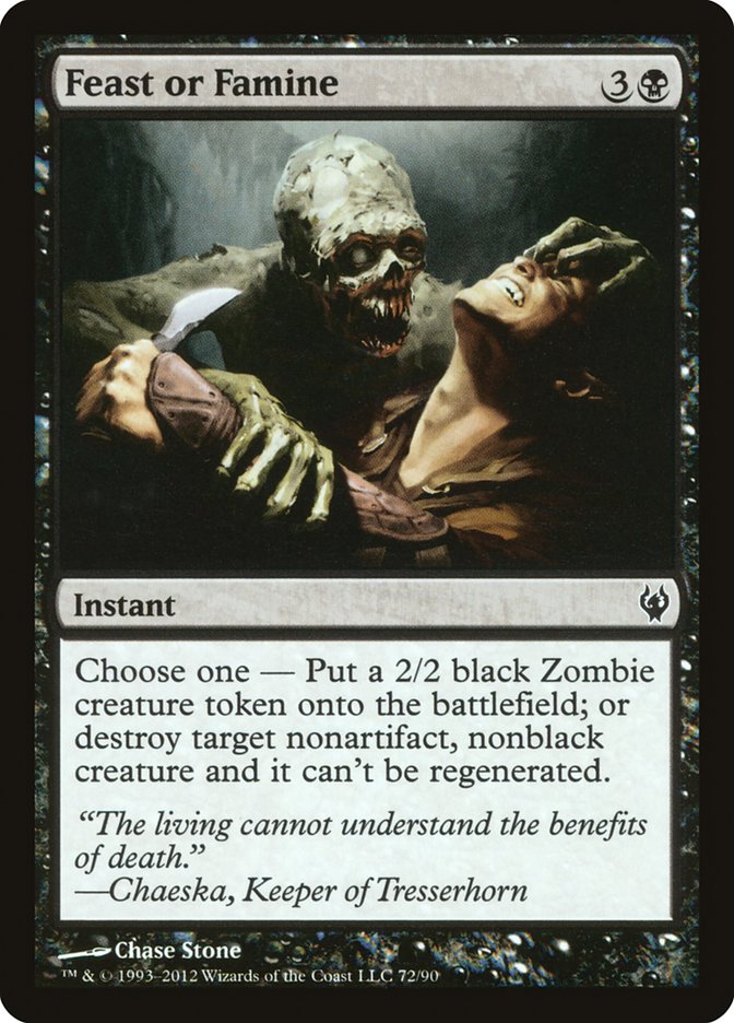Feast or Famine [Duel Decks: Izzet vs. Golgari] | Webway Games