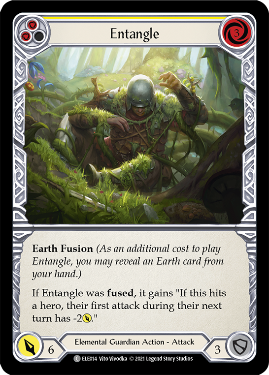 Entangle (Yellow) [ELE014] (Tales of Aria)  1st Edition Rainbow Foil | Webway Games