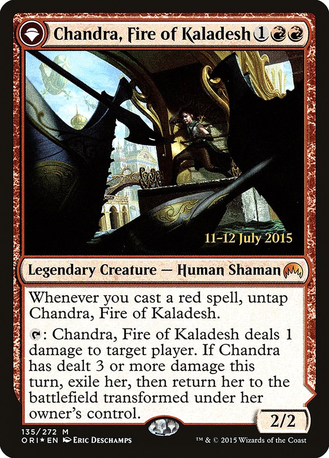 Chandra, Fire of Kaladesh // Chandra, Roaring Flame [Magic Origins Prerelease Promos] | Webway Games