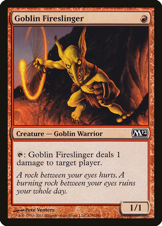 Goblin Fireslinger [Magic 2012] | Webway Games