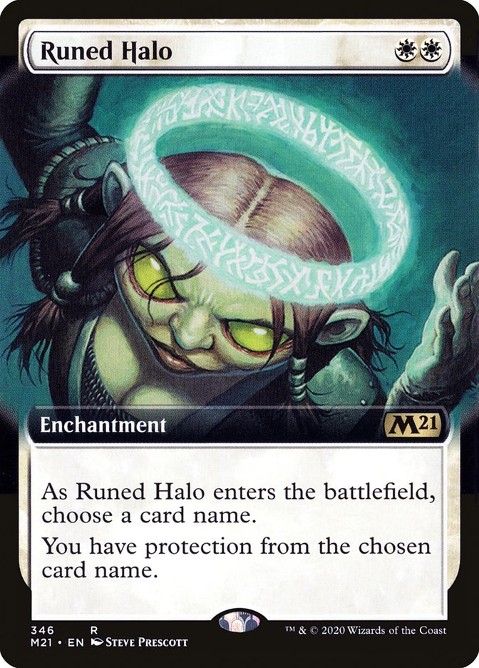 Runed Halo (Extended Art) [Core Set 2021] | Webway Games