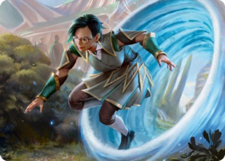 Vortex Runner Art Card [Strixhaven: School of Mages Art Series] | Webway Games