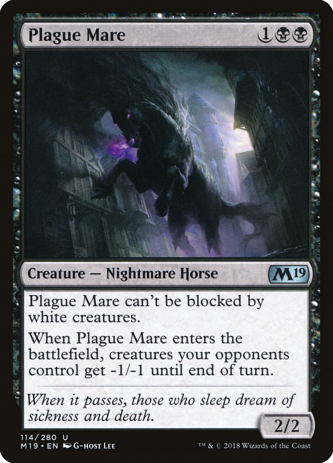 Plague Mare [Core Set 2019] | Webway Games